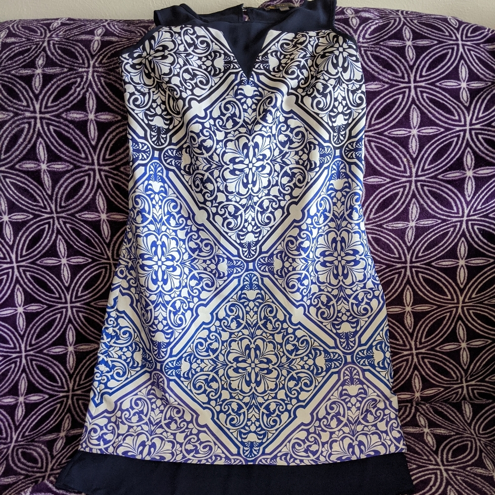 Blue and White (Outback Red-XS) Dress